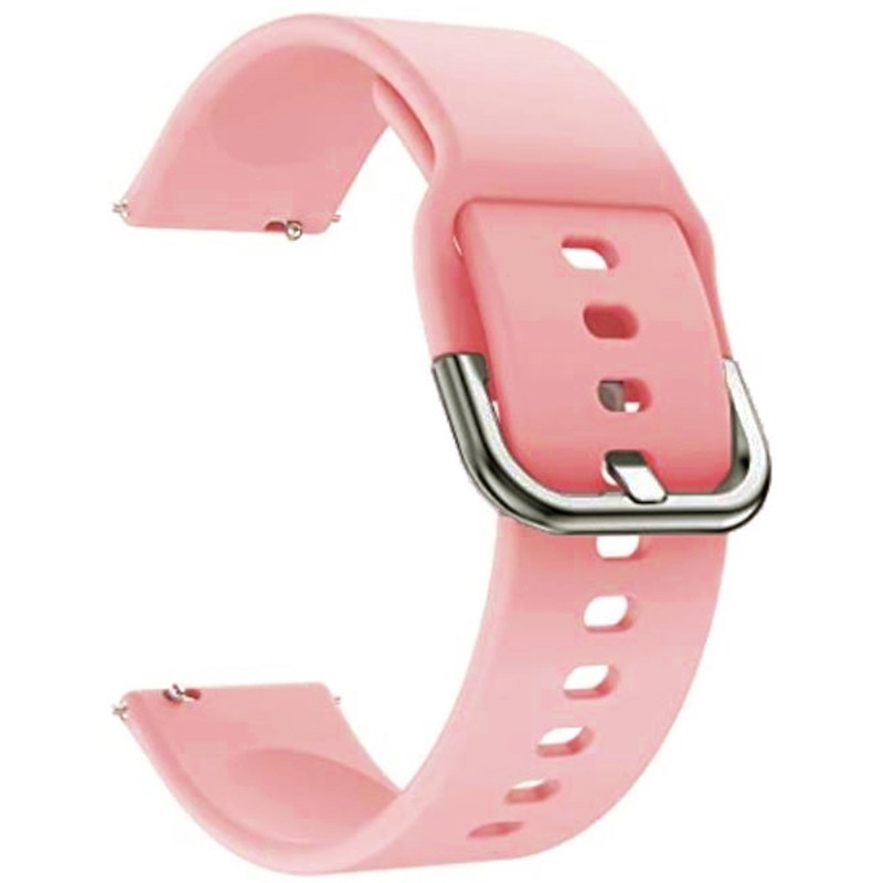 Силиконова каишка, съвместима с Huawei Watch GT5|GT4|GT3|GT3|GT2 46mm|GT 2e|Galaxy Watch 3 45mm, Корално розово