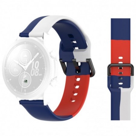 Силиконова каишка, съвместима с Huawei Watch GT5|GT4|GT3|GT3|GT2 46mm|GT 2e|Galaxy Watch 3 45mm, BWR Трио