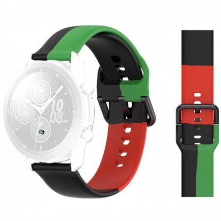 Силиконова каишка, съвместима с Huawei Watch GT5|GT4|GT3|GT3|GT2 46mm|GT 2e|Galaxy Watch 3 45mm, RGW Трио