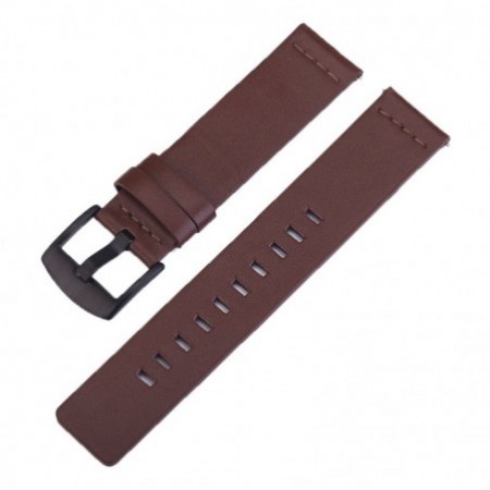 Каишка от естествена кожа, съвместима със Galaxy Watch7|Watch 6|Watch 5|Huawei Watch GT4|GT3|GT3 Pro|GT2 42mm, Кафява
