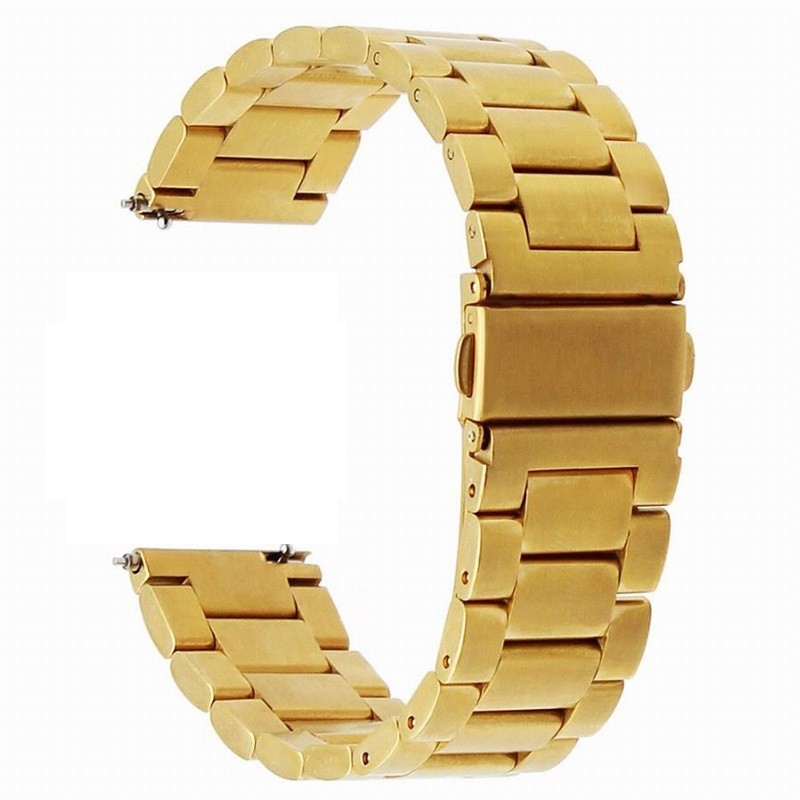 Метална каишка, съвместима със Galaxy Watch7|Watch 6|Watch 5|Huawei Watch GT4|GT3|GT3 Pro|GT2 42mm, Златиста