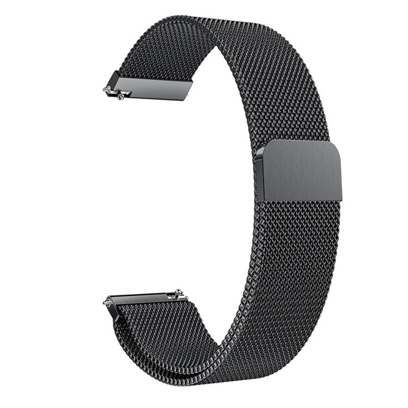 Каишка тип Милански Бримка Тънка, съвместима със  Galaxy Watch7|Watch 6|Watch 5|Huawei Watch GT4|GT3|GT3 Pro|GT2 42mm, Черна