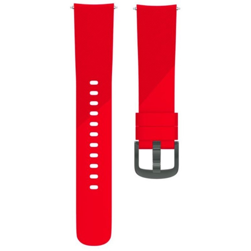 Силиконова каишка, съвместима със Galaxy Watch7|Watch 6|Watch 5|Huawei Watch GT4|GT3|GT3 Pro|GT2 42mm, Червено