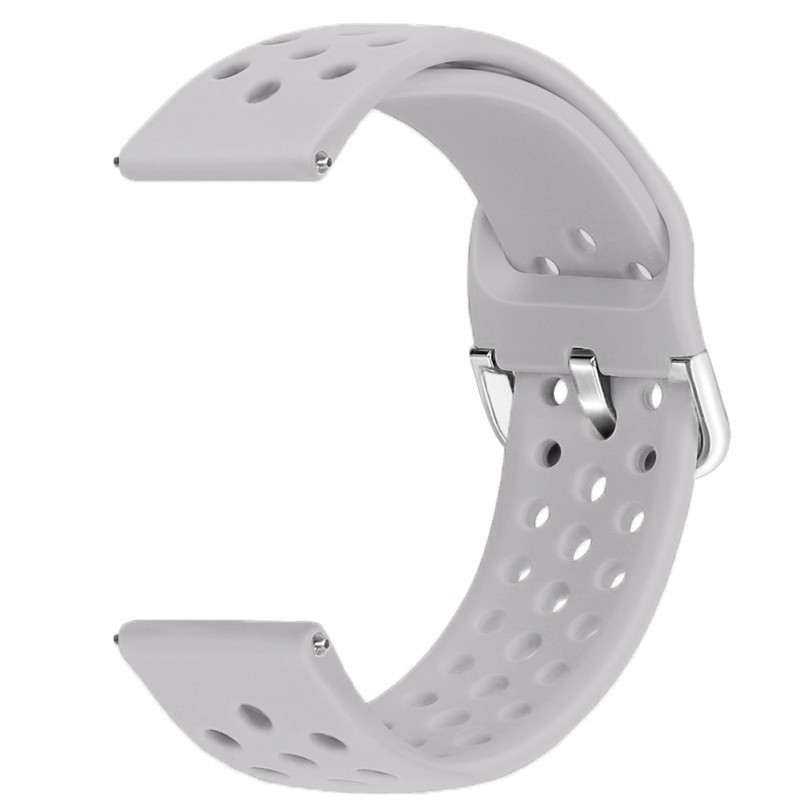 Силиконова каишка, съвместима със Galaxy Watch7|Watch 6|Watch 5|Huawei Watch GT4|GT3|GT3 Pro|GT2 42mm, Телескопи QR, Сиво