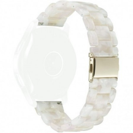 Полимерна каишка, съвместима със Galaxy Watch7|Watch 6|Watch 5|Huawei Watch GT4|GT3|GT3 Pro|GT2 42mm, Прозрачно кафяво