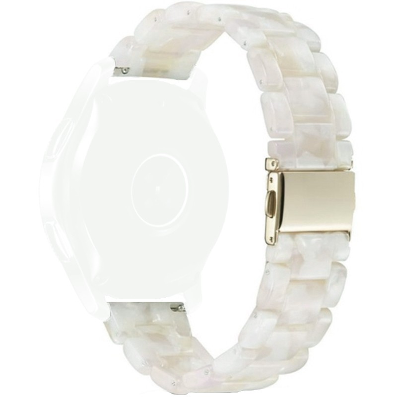 Полимерна каишка, съвместима със Galaxy Watch7|Watch 6|Watch 5|Huawei Watch GT4|GT3|GT3 Pro|GT2 42mm, Прозрачно кафяво