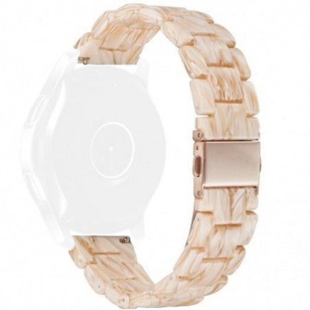 Полимерна каишка, съвместима със Galaxy Watch7|Watch 6|Watch 5|Huawei Watch GT4|GT3|GT3 Pro|GT2 42mm, Капучино