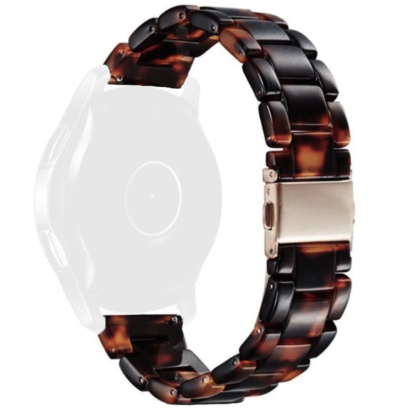 Полимерна каишка, съвместима със Galaxy Watch7|Watch 6|Watch 5|Huawei Watch GT4|GT3|GT3 Pro|GT2 42mm, Тъмен огън