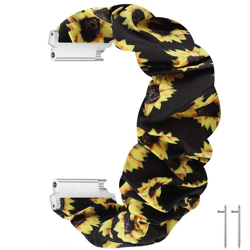 Еластична текстилна каишка, съвместима със Galaxy Watch7|Watch 6|Watch 5|Huawei Watch GT4|GT3|GT3 Pro|GT2 42mm, Скрънчи 2