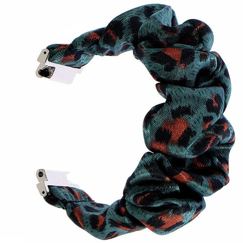 Еластична текстилна каишка, съвместима със Galaxy Watch7|Watch 6|Watch 5|Huawei Watch GT4|GT3|GT3 Pro|GT2 42mm, Скрънчи 21