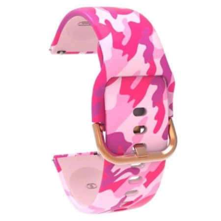 Силиконова каишка, съвместима със Galaxy Watch7|Watch 6|Watch 5|Huawei Watch GT4|GT3|GT3 Pro|GT2 42mm, Розов бонбон