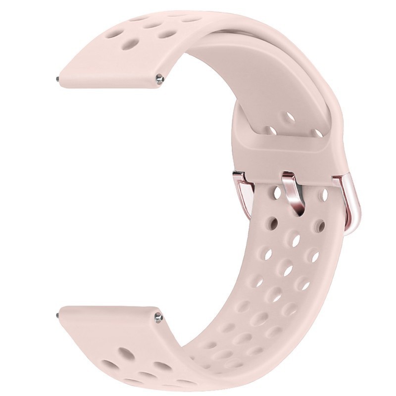 Силиконова каишка, съвместима с Huawei Watch GT5, GT4, GT3, GT2 46mm, GT 2e, Galaxy Watch 3 45mm, Розова