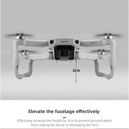 Повдигащи крачета за дрон DJI Mini 2/2 SE/4K – комплект стабилизиращи опори ABS