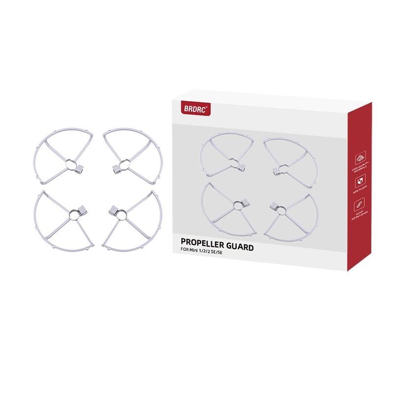 Комплект предпазители за перки DJI Mini 2/SE/4K – ABS протектор за витла, лесен монтаж (4 броя)