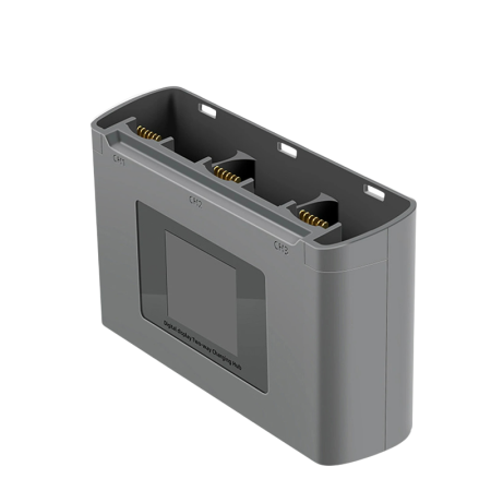Троен заряден хъб с LED дисплей за батерии DJI Mini 2/2 SE/4K – интелигентно зареждане