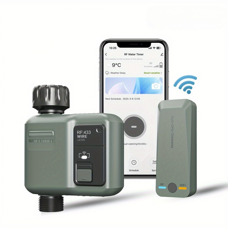 WiFi програматор за напояване 3/4" с метео сензор