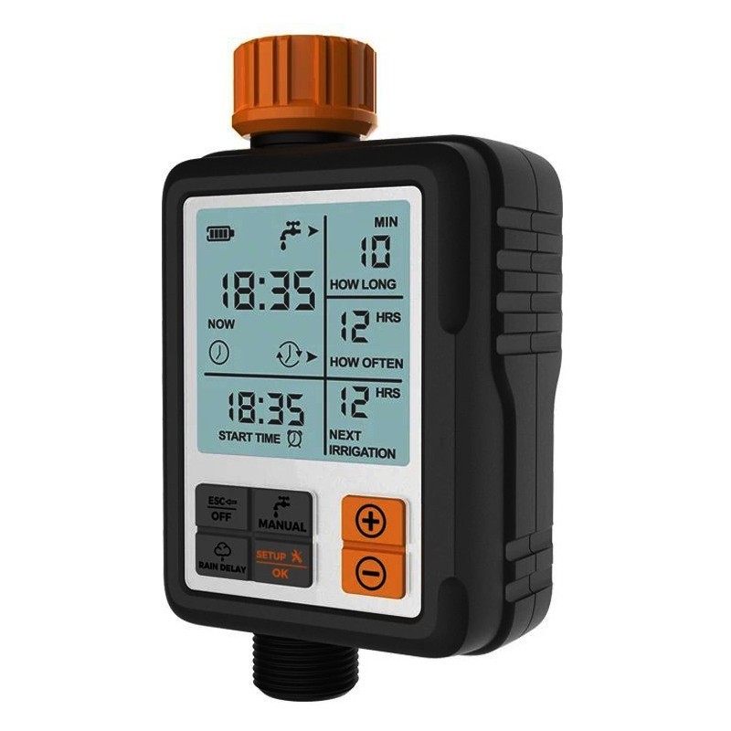 Програматор за напояване с IPX4, месингов конектор, бонус конектор и ланца