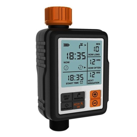 Програматор за напояване с IPX4, месингов конектор, бонус конектор и ланца